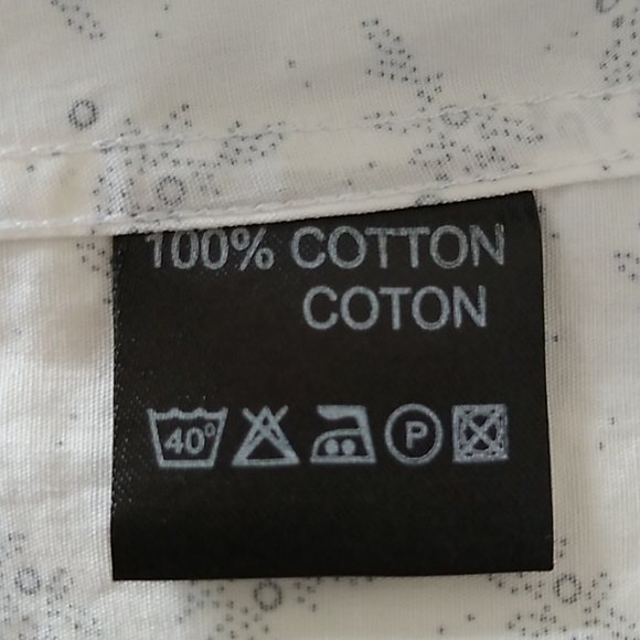 Jared Lang Long Sleeve Cotton Print Shirt - Picture 7 of 8